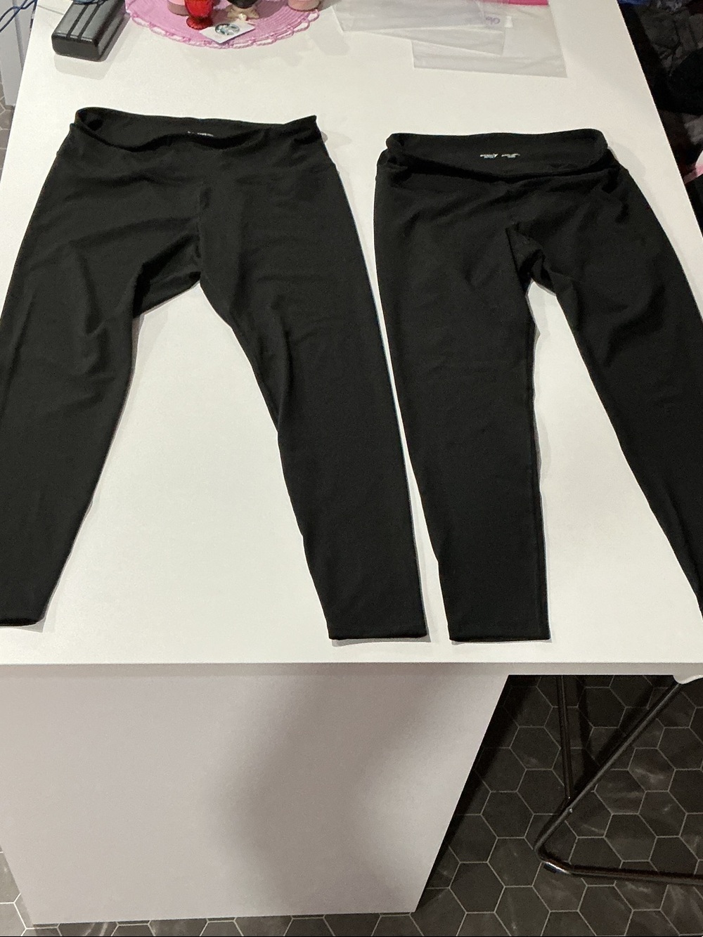Old Navy Black Women's Athletic Leggings - High Stretch
